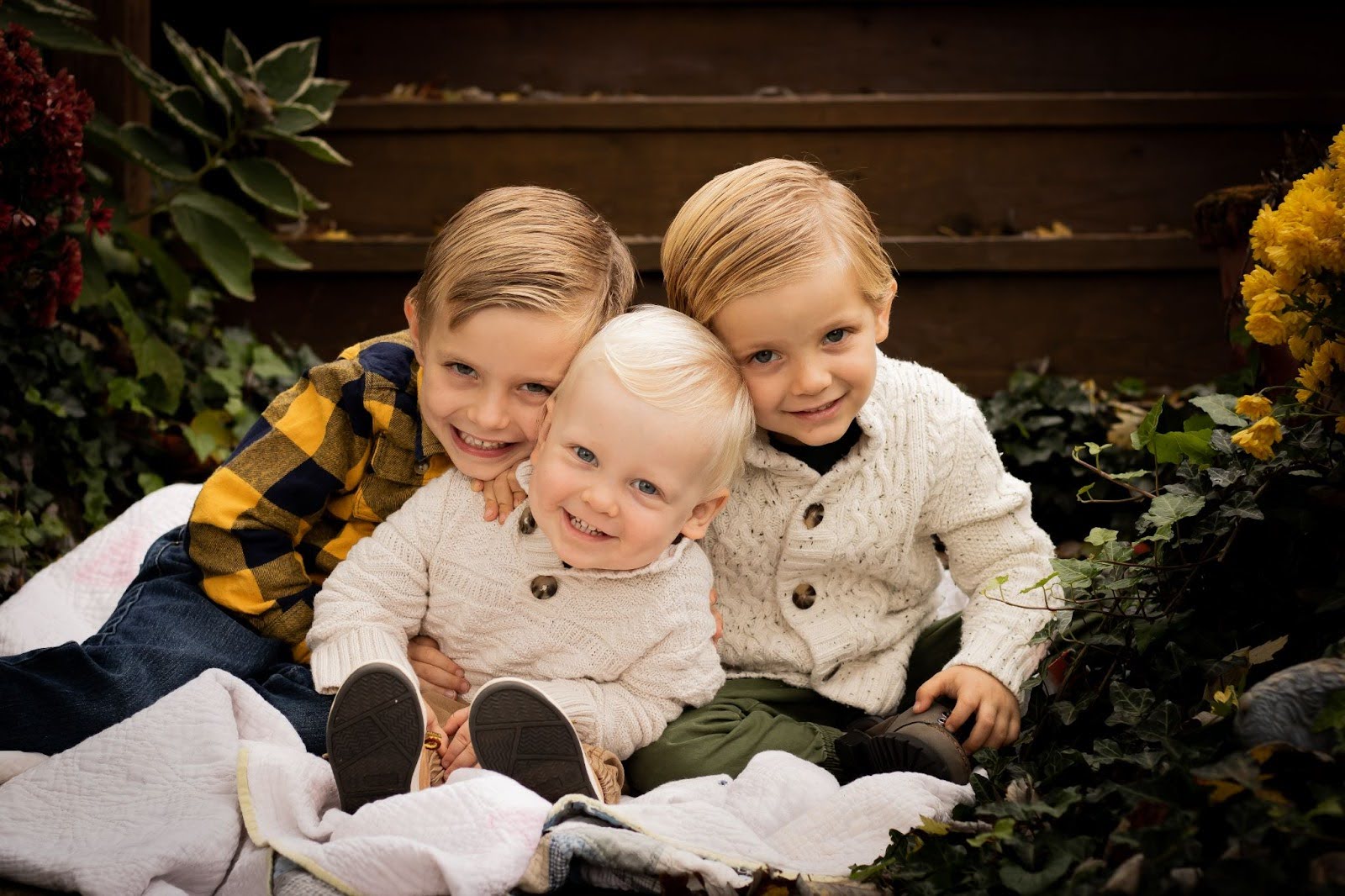 3 young boys